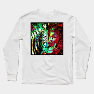 The lion and the zebra Long Sleeve T-Shirt